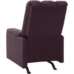 TRUE DEAL Fauteuil De Massage Inclinable Violet Tissu -Pas Cher Fauteuil Magasin 57828550 3