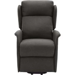 TRUE DEAL Fauteuil De Massage Inclinable Gris Foncé Tissu -Pas Cher Fauteuil Magasin 57829145 3