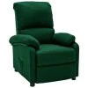 TRUE DEAL Fauteuil Inclinable Vert Foncé Tissu -Pas Cher Fauteuil Magasin 57829544 1