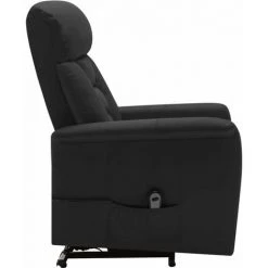 TRUE DEAL Fauteuil Inclinable Noir Similicuir 10 TRUE DEAL Fauteuil Inclinable Noir Similicuir -Pas Cher Fauteuil Magasin 57829579 4