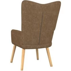 TRUE DEAL Chaise De Relaxation Taupe Tissu -Pas Cher Fauteuil Magasin 57830300 4