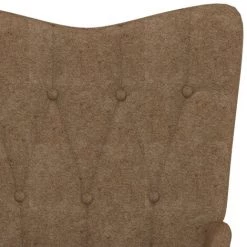 TRUE DEAL Chaise De Relaxation Taupe Tissu -Pas Cher Fauteuil Magasin 57830300 5