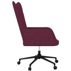 TRUE DEAL Chaise De Relaxation Violet Tissu 9 TRUE DEAL Chaise De Relaxation Violet Tissu -Pas Cher Fauteuil Magasin 57830431 3