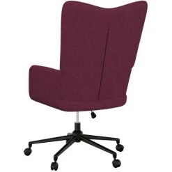 TRUE DEAL Chaise De Relaxation Violet Tissu 10 TRUE DEAL Chaise De Relaxation Violet Tissu -Pas Cher Fauteuil Magasin 57830431 4