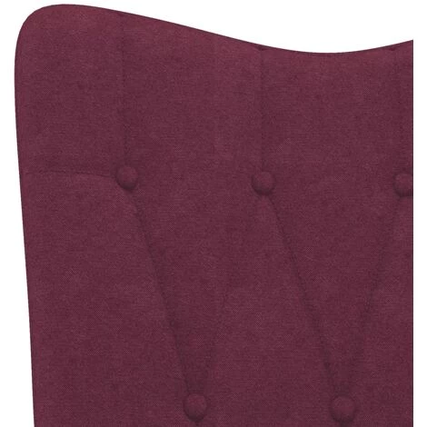 TRUE DEAL Chaise De Relaxation Violet Tissu 7 TRUE DEAL Chaise De Relaxation Violet Tissu – Image 5