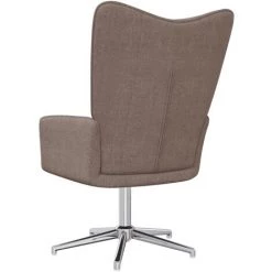 TRUE DEAL Chaise De Relaxation Taupe Tissu -Pas Cher Fauteuil Magasin 57830875 4