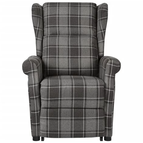 TRUE DEAL Fauteuil Inclinable Gris Tissu 5 TRUE DEAL Fauteuil Inclinable Gris Tissu – Image 3