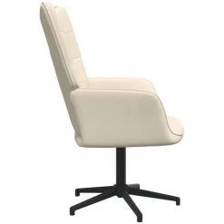 TRUE DEAL Chaise De Relaxation Crème Tissu 9 TRUE DEAL Chaise De Relaxation Crème Tissu -Pas Cher Fauteuil Magasin 57831322 3