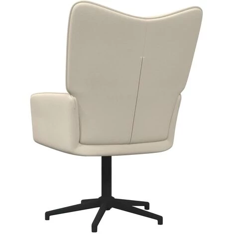 TRUE DEAL Chaise De Relaxation Crème Tissu 6 TRUE DEAL Chaise De Relaxation Crème Tissu – Image 4