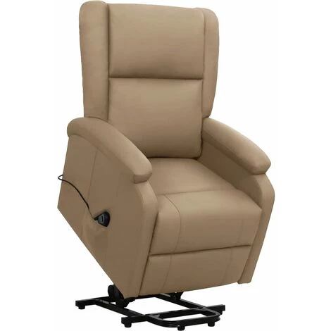 TRUE DEAL Fauteuil Inclinable Cappuccino Similicuir 3 TRUE DEAL Fauteuil Inclinable Cappuccino Similicuir