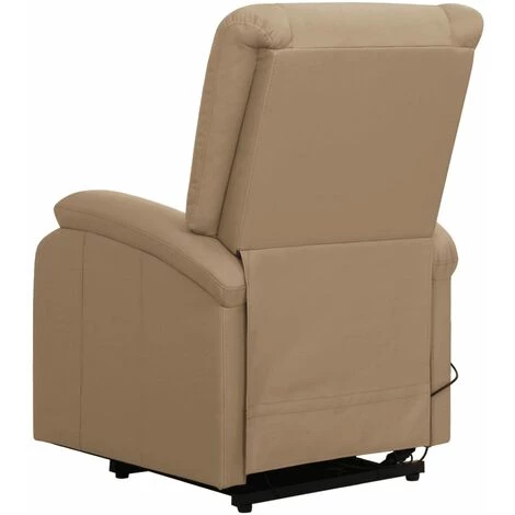 TRUE DEAL Fauteuil Inclinable Cappuccino Similicuir 7 TRUE DEAL Fauteuil Inclinable Cappuccino Similicuir â Image 5