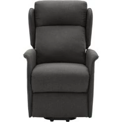 TRUE DEAL Fauteuil Inclinable Gris Foncé Tissu 9 TRUE DEAL Fauteuil Inclinable Gris Foncé Tissu -Pas Cher Fauteuil Magasin 57833397 3