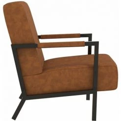 TRUE DEAL Fauteuil Marron Mat Similicuir 10 TRUE DEAL Fauteuil Marron Mat Similicuir -Pas Cher Fauteuil Magasin 57834479 4