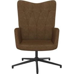 TRUE DEAL Chaise De Relaxation Marron Tissu 8 TRUE DEAL Chaise De Relaxation Marron Tissu -Pas Cher Fauteuil Magasin 57834761 2