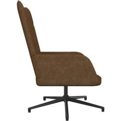 TRUE DEAL Chaise De Relaxation Marron Tissu 9 TRUE DEAL Chaise De Relaxation Marron Tissu -Pas Cher Fauteuil Magasin 57834761 3