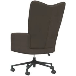 TRUE DEAL Chaise De Relaxation Gris Foncé Velours -Pas Cher Fauteuil Magasin 57835243 4