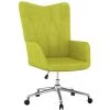 TRUE DEAL Chaise De Relaxation Vert Tissu -Pas Cher Fauteuil Magasin 57835277 1