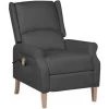 TRUE DEAL Fauteuil De Massage Inclinable Gris Foncé Tissu -Pas Cher Fauteuil Magasin 57835326 1