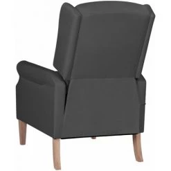 TRUE DEAL Fauteuil De Massage Inclinable Gris Foncé Tissu -Pas Cher Fauteuil Magasin 57835326 3