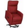 TRUE DEAL Fauteuil Inclinable Rouge Bordeaux Tissu -Pas Cher Fauteuil Magasin 57835363 1