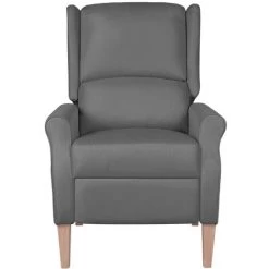 TRUE DEAL Fauteuil Inclinable Gris Clair Tissu -Pas Cher Fauteuil Magasin 57835534 4