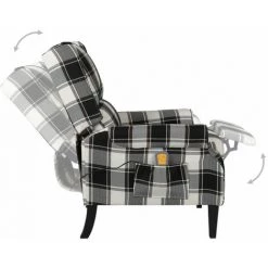 TRUE DEAL Fauteuil De Massage Inclinable Multicolore Tissu -Pas Cher Fauteuil Magasin 57835691 3