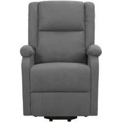 TRUE DEAL Fauteuil Inclinable Gris Foncé Tissu 9 TRUE DEAL Fauteuil Inclinable Gris Foncé Tissu -Pas Cher Fauteuil Magasin 57835722 3