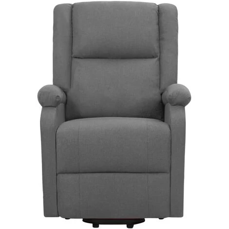 TRUE DEAL Fauteuil Inclinable Gris Foncé Tissu 5 TRUE DEAL Fauteuil Inclinable Gris Foncé Tissu – Image 3