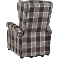 TRUE DEAL Fauteuil De Massage Inclinable Marron Tissu -Pas Cher Fauteuil Magasin 57835735 5