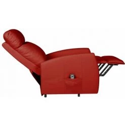 TRUE DEAL Fauteuil Inclinable Rouge Bordeaux Similicuir 10 TRUE DEAL Fauteuil Inclinable Rouge Bordeaux Similicuir -Pas Cher Fauteuil Magasin 57835756 4