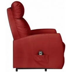 TRUE DEAL Fauteuil Inclinable Rouge Bordeaux Similicuir 11 TRUE DEAL Fauteuil Inclinable Rouge Bordeaux Similicuir -Pas Cher Fauteuil Magasin 57835756 5