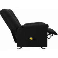 TRUE DEAL Fauteuil De Massage Inclinable Noir Tissu 10 TRUE DEAL Fauteuil De Massage Inclinable Noir Tissu -Pas Cher Fauteuil Magasin 57836101 4