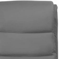 TRUE DEAL Fauteuil Inclinable Gris Similicuir -Pas Cher Fauteuil Magasin 57836141 5