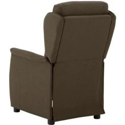 TRUE DEAL Fauteuil Inclinable électrique Marron Tissu -Pas Cher Fauteuil Magasin 57837857 4