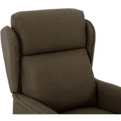TRUE DEAL Fauteuil Inclinable électrique Marron Tissu -Pas Cher Fauteuil Magasin 57837857 5