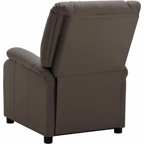 TRUE DEAL Fauteuil Inclinable électrique Marron Similicuir 7 TRUE DEAL Fauteuil Inclinable électrique Marron Similicuir – Image 5