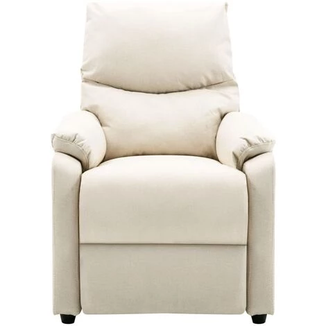TRUE DEAL Fauteuil TV Inclinable électrique Tissu - Couleur Crème Dimensions (incliné) : 73 X 158 X 73 Cm (l X P X H) 6 TRUE DEAL Fauteuil TV Inclinable électrique Tissu - Couleur Crème Dimensions (incliné) : 73 X 158 X 73 Cm (l X P X H) – Image 4