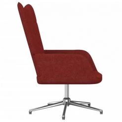 TRUE DEAL Chaise De Relaxation Rouge Bordeaux Tissu 9 TRUE DEAL Chaise De Relaxation Rouge Bordeaux Tissu -Pas Cher Fauteuil Magasin 57838399 3