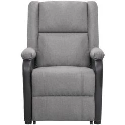 TRUE DEAL Fauteuil Inclinable Gris Clair Tissu 9 TRUE DEAL Fauteuil Inclinable Gris Clair Tissu -Pas Cher Fauteuil Magasin 57839124 3