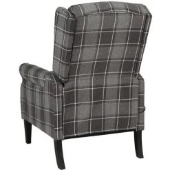 TRUE DEAL Fauteuil Inclinable Gris Tissu -Pas Cher Fauteuil Magasin 57839409 4