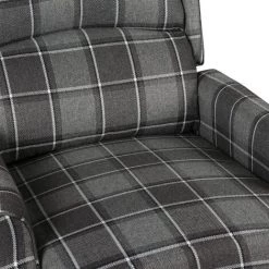 TRUE DEAL Fauteuil Inclinable Gris Tissu -Pas Cher Fauteuil Magasin 57839409 5