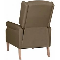 TRUE DEAL Fauteuil De Massage Inclinable Taupe Tissu -Pas Cher Fauteuil Magasin 57839411 3