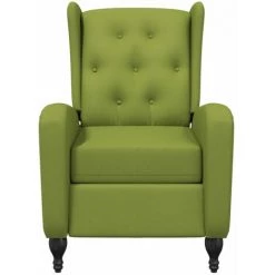 TRUE DEAL Fauteuil De Massage Inclinable Vert Clair Velours 9 TRUE DEAL Fauteuil De Massage Inclinable Vert Clair Velours -Pas Cher Fauteuil Magasin 57839418 3