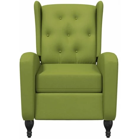 TRUE DEAL Fauteuil De Massage Inclinable Vert Clair Velours 5 TRUE DEAL Fauteuil De Massage Inclinable Vert Clair Velours – Image 3