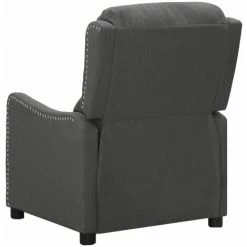TRUE DEAL Fauteuil De Massage Inclinable Gris Foncé Tissu -Pas Cher Fauteuil Magasin 57843249 4