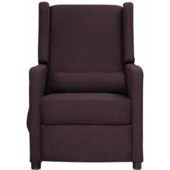 TRUE DEAL Fauteuil Inclinable Violet Tissu 8 TRUE DEAL Fauteuil Inclinable Violet Tissu -Pas Cher Fauteuil Magasin 57843407 2