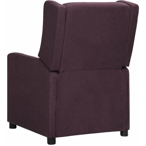 TRUE DEAL Fauteuil Inclinable Violet Tissu 6 TRUE DEAL Fauteuil Inclinable Violet Tissu – Image 4