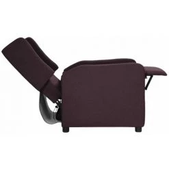 TRUE DEAL Fauteuil Inclinable Violet Tissu 11 TRUE DEAL Fauteuil Inclinable Violet Tissu -Pas Cher Fauteuil Magasin 57843407 5