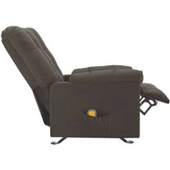 TRUE DEAL Fauteuil De Massage Inclinable Taupe Tissu 10 TRUE DEAL Fauteuil De Massage Inclinable Taupe Tissu -Pas Cher Fauteuil Magasin 57845326 4