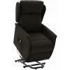 TRUE DEAL Fauteuil Inclinable Noir Tissu -Pas Cher Fauteuil Magasin 57845509 1